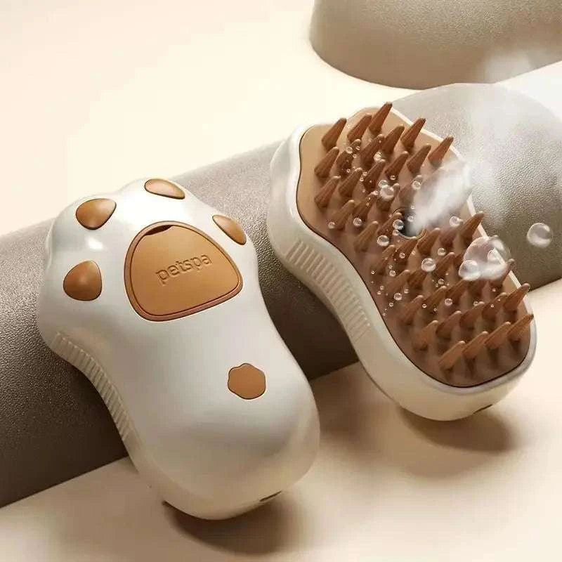 Pet steam brush