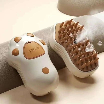 Pet steam brush