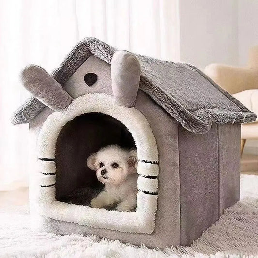 Indoor Dog Tent House With Removable Cushion