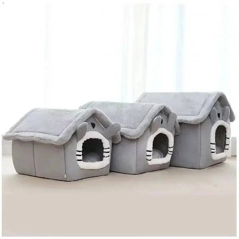 Indoor Dog Tent House With Removable Cushion