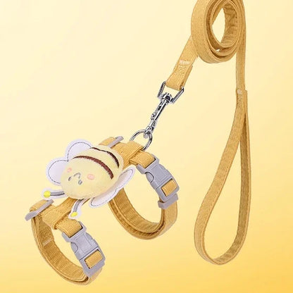 Cat Adjustable Harness Leash Collar