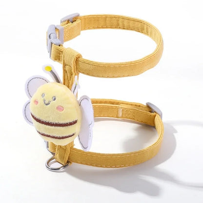 Cat Adjustable Harness Leash Collar